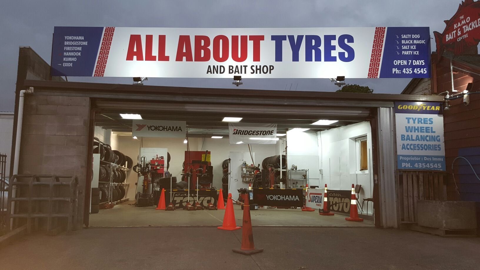 All About Tyres storefront on 4 Wakelin Street, Kamo